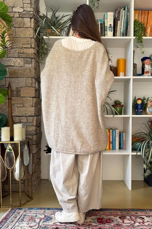 Big Softie Archie Slouch Knit Oatmeal